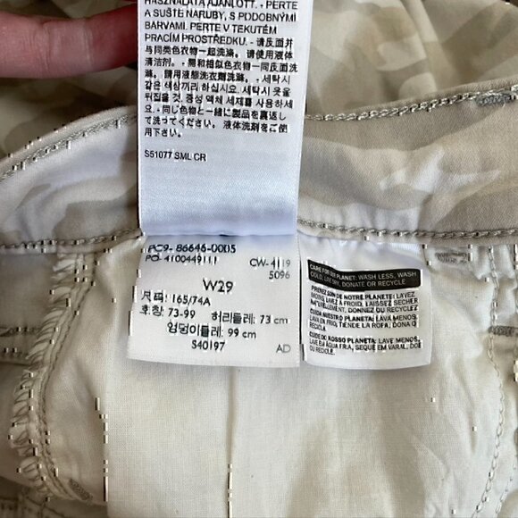 LEVI'S 720 High Rise Super Skinny Crop Jeans Tan Camo Camouflage Cropped Ankle - Picture 8 of 12